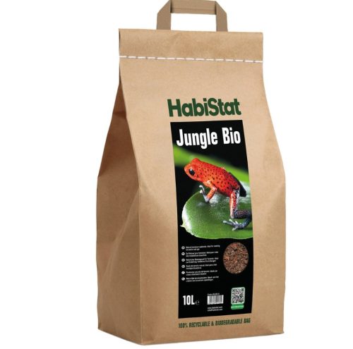 HabiStat | Jungle Bio Substrate | Bioaktív talajkeverék terráriumi hüllők és kétéltűek számára - 10 L
