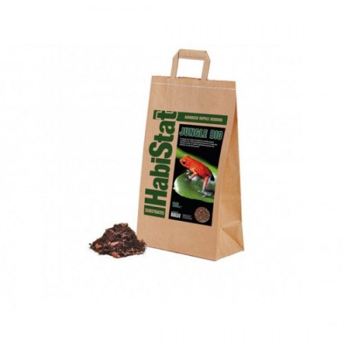 HabiStat | Jungle Bio Substrate | Bioaktív talajkeverék terráriumi hüllők és kétéltűek számára - 25 L
