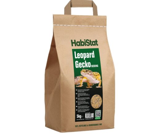 HabiStat | Leopard Gecko Bedding | Természetes talaj leopárd gekkók számára - 5 kg
