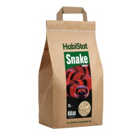   HabiStat | Snake Bedding Aspen |  Felkészített, természetes faforgács alom kígyók részére - 5 L