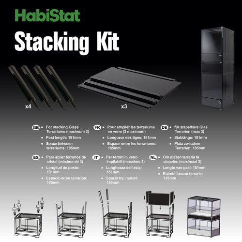 HabiStat | Stacking kit for Terrarium | Egymása építhető terráriumokhoz bővítő készlet - 91x45 cm
