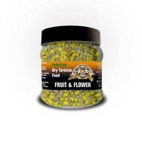   HabiStat | Tortoise Food Fruit&Flower | Gyümölcsös és Virágos alapú teknőstáp szárazföldi teknősök számára - 200 g