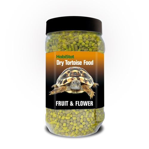 HabiStat | Tortoise Food Fruit&Flower | Gyümölcsös és Virágos alapú teknőstáp szárazföldi teknősök számára - 400 g