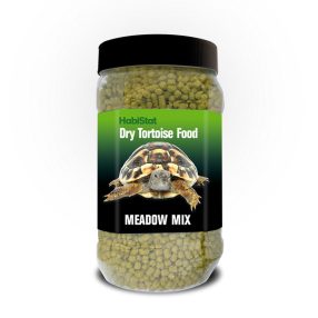   HabiStat | Tortoise Food Meadow Mix | Növényi alapú teknőstáp szárazföldi teknősök számára - 400 g