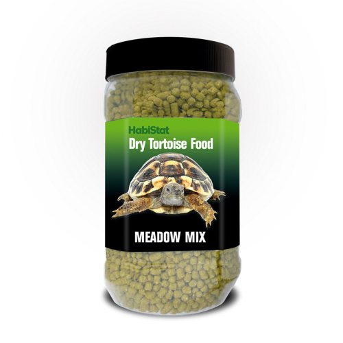 HabiStat | Tortoise Food Meadow Mix | Növényi alapú teknőstáp szárazföldi teknősök számára - 400 g