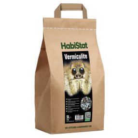   HabiStat | Vermiculite Fine Substrate | Aljzat tojáskeltetéshez és párás élőhelyekhez hüllők és kétéltűek részére – 5 liter