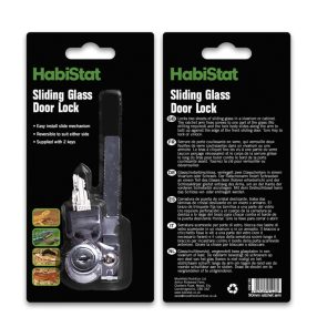   HabiStat | Vivarium Lock | Biztonságos terráriumzár kulccsal - 90mm
