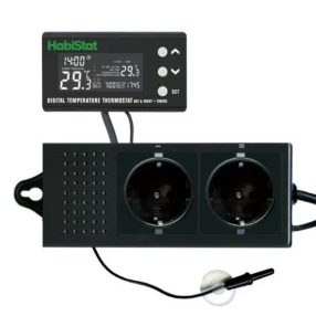   HabiStat | Digital Thermostat Day/Night Timer | Digitális termosztát nappali–éjszakai időzítővel terráriumi hüllőknek - 600 W