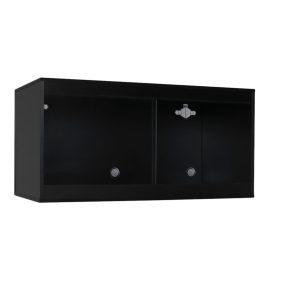   HabiStat | Vivarium Black | Stabil terráriumbútor fekete színben- 122x61x61 cm 