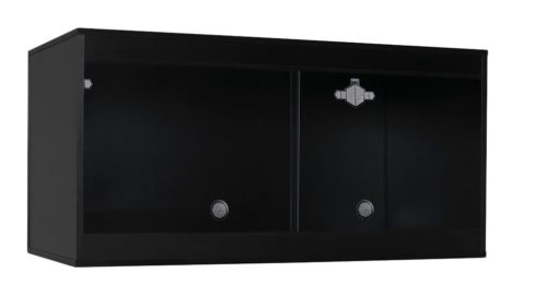 HabiStat | Vivarium Black | Stabil terráriumbútor fekete színben- 122x61x61 cm 