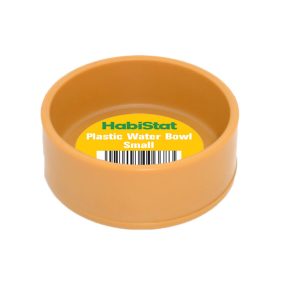   Habistat | Round Plastic Water Bowl Small | Kerek műanyag itatótál hüllők és kétéltűek számára -  7x7x2,5 cm