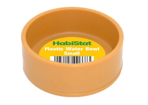 Habistat | Round Plastic Water Bowl Small | Kerek műanyag itatótál hüllők és kétéltűek számára -  7x7x2,5 cm