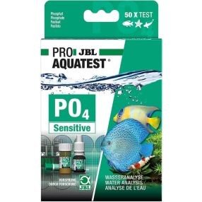   JBL ProAquaTest PO4 Phosphat Sensitiv | Gyorsteszt édesvízi/tengervizes akváriumok és tavak foszfáttartalmának meghatározására