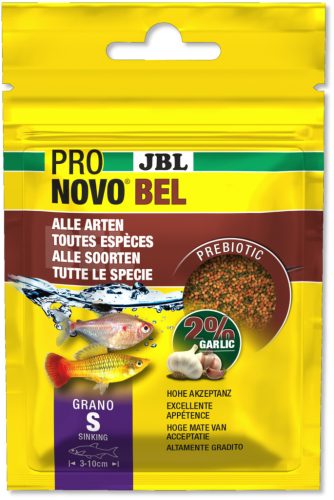 JBL | ProNovo | Bel | Grano S | Granulátum táplálék | Akváriumi halak számára - 20 ml