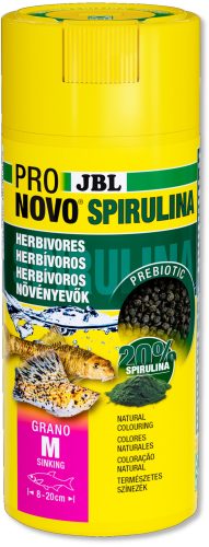 JBL | ProNovo | Spirulina | Grano M | CLICK | Granulátum táplálék  - 250 ml/125g