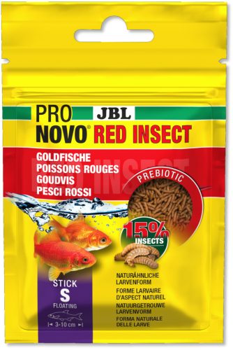 JBL | ProNovo | Red Insect | Stick S | Aranyhalak számára - 20 ml/10 g