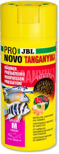 JBL | ProNovo | Tanganyika | Grano M | CLICK | Granulátum táplálék | Ragadozó sügérek számára - 250 ml