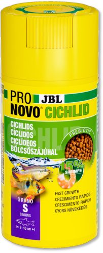 JBL | ProNovo | Cichlid | Grano S | Granulátum táplálék  - 100 ml/52 g