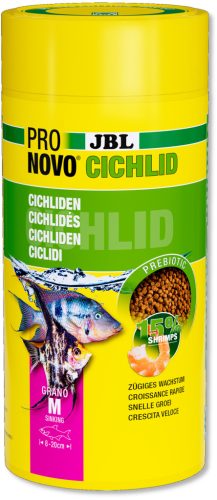 JBL | ProNovo | Cichlid | Grano M | Granulátum táplálék  - 250 ml/130 g