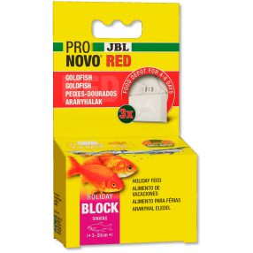   JBL | ProNovo |  Red Holiday | Takarmányblokk eledel | Aranyhalak és fátyolhalak számára - 3 db