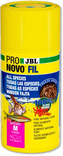 JBL | ProNovo | Fil | M | Vörös szunyoglárva díszhalak számára - 100ml/10g