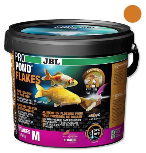 JBL ProPond Flakes | Lemezes táp tavi halaknak - 5,5 L