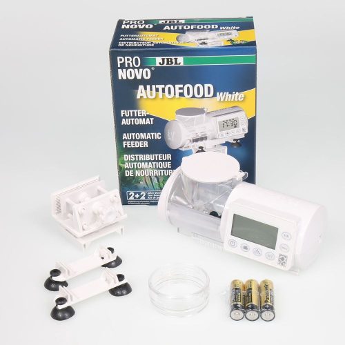 JBL | ProNovo AutoFood White | Automata etető (fehér) akváriumukhoz - 125 ml+250 ml