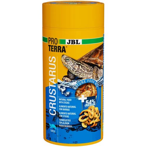 JBL ProTerra Crustarus | Teljes értékű táplálékkeverék rákokkal és halakkal vízi teknősök számára – 1000 ml (210 g)