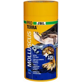   JBL ProTerra Molluscus | Kiegészítő eleség csigákkal, gammarusszal és vízi rovarokkal vízi teknősök részére – 1000 ml (250 g)