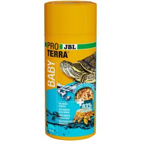   JBL ProTerra Baby | Teljes értékű tápkeverék rákfélékkel fiatal vízi és mocsári teknősök részére – 250 ml (39 g)