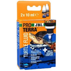   JBL ProTerra Turtle Fluid | Folyékony multivitamin mocsári és vízi teknősök részére – 2 x 10 ml (44 g)