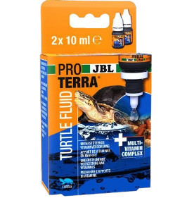 JBL ProTerra Turtle Fluid | Folyékony multivitamin mocsári és vízi teknősök részére – 2 x 10 ml (44 g)