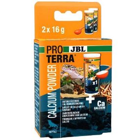   JBL ProTerra Calcium Powder | Kalcium kiegészítő hüllők részére – 2 x 25 ml (32 g)