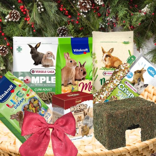 Karácsonyi Ajándékcsomag Nyulaknak I Cuni Comfort Feast Box – Nyuszi Kényeztető Lakoma