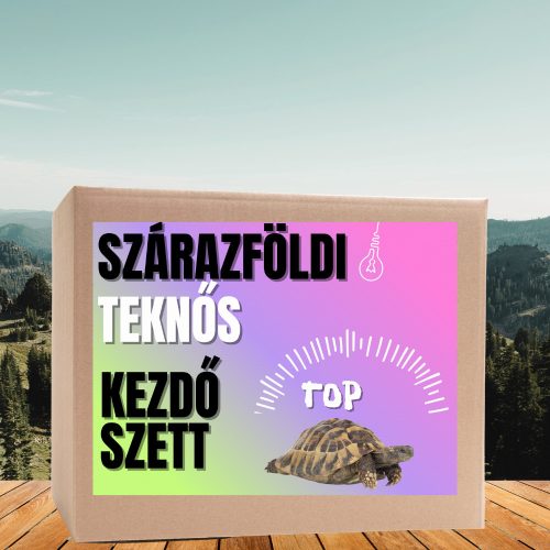 Szárazföldi teknős  TOP kezdőcsomag - fiatal és növendék teknősöknek