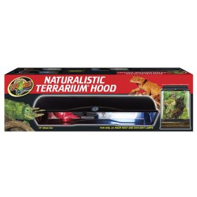   Zoo Med Naturalistic Terrarium Hood | Kompakt terráriumi lámpatest dupla foglalattal – 45 cm