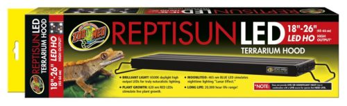 Zoomed ReptiSun LED Terrarium Hood 22–33 cm (LF-80) | Energiatakarékos LED lámpatest terráriumokhoz