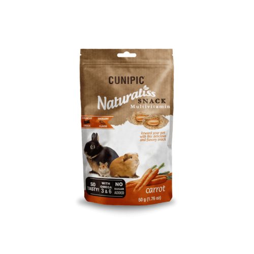 Cunipic | Snack naturaliss | Multivitaminos jutalomfalat, rágcsálóknak - 50 g