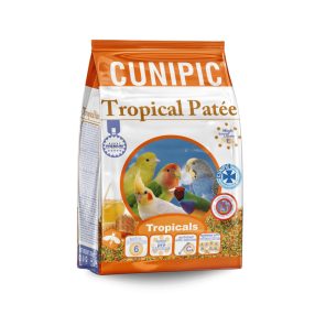   Cunipic | Tropical Patée | Kiegészítő eleség, egzotikus madaraknak, trópusi gyümölcs ízesítéssel - 250 g