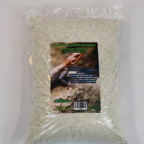 Pet King| Calcium Sand | Mészkő alapú homok - 4 kg