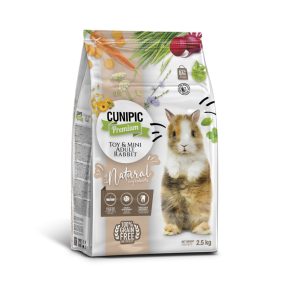   Cunipic | Premium | Teljesértékű törpe, mini felnőtt nyúl eledel - 2,5 Kg