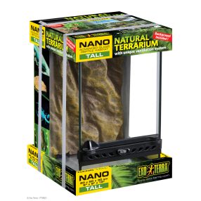   Exo terra Nano Tall Terrarium | Dekoratív üvegterrárium - nano