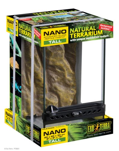 Exo terra Nano Tall Terrarium | Dekoratív üvegterrárium - nano