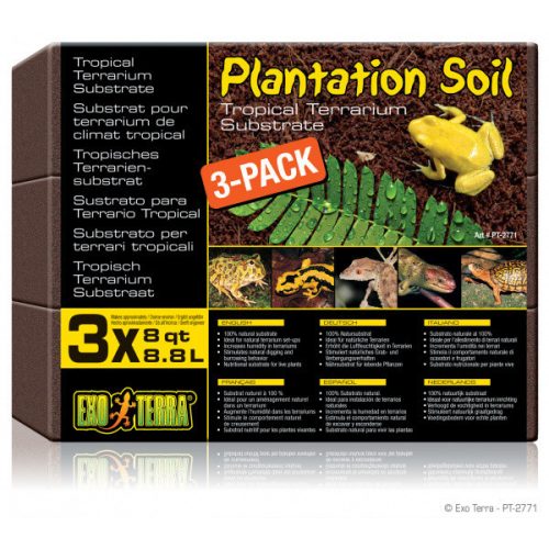 Exo Terra Plantation Soil | Ültetvény talaj - 3x8 L