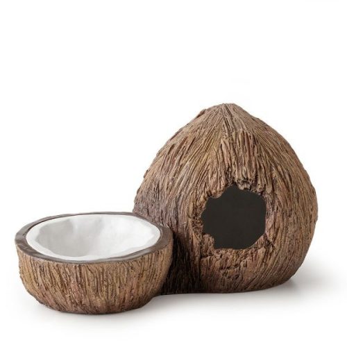 Exo Terra Coconut Hide & Water Dish | Kókuszbarlang és itató