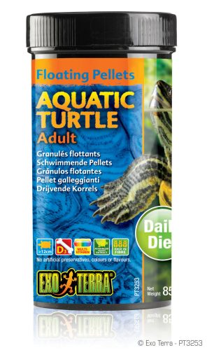 Exo Terra Aquatic Turtle Hatchling food | Vízi teknős felnőtt pellet táp - 85 gramm