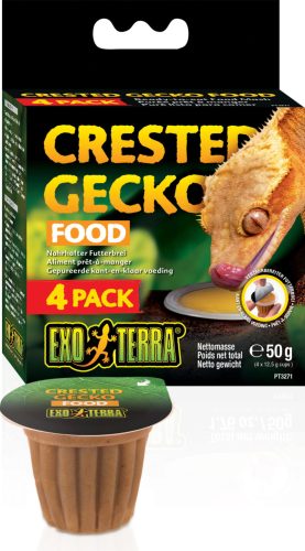 Exo Terra Crested Gecko Food | Vitorlás Gekkó Eledel - 4 db 