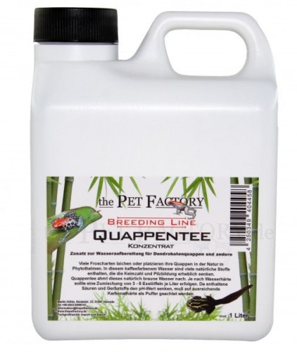 The Pet Factory Quappentee Konzentrat | Speciális ebihal-tea koncentrátum kétéltűek neveléséhez – 1 liter