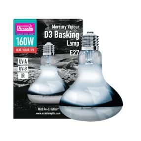 Arcadia | D3 Basking Lamp | Melegítő izzó - 160 Watt