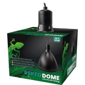   REPTO | DOME E27 FITTING | Reflektor foglalat, fekete színben - 21 cm